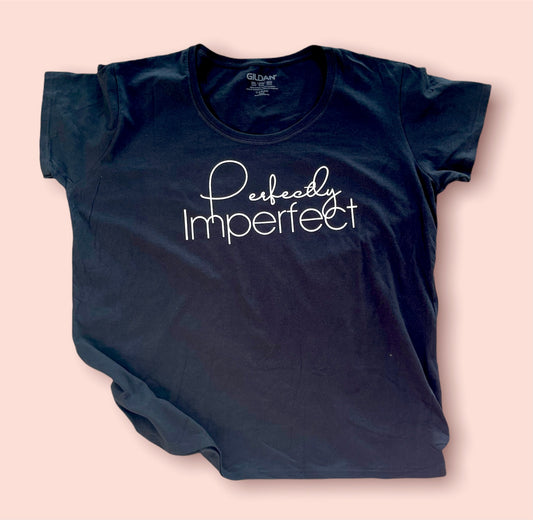 Perfectly Imperfect Black Ladies Plus size 2XL T-shirt